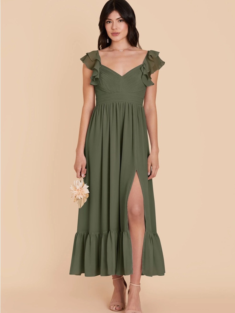 Birdie Grey Michelle Dress Olive size 14